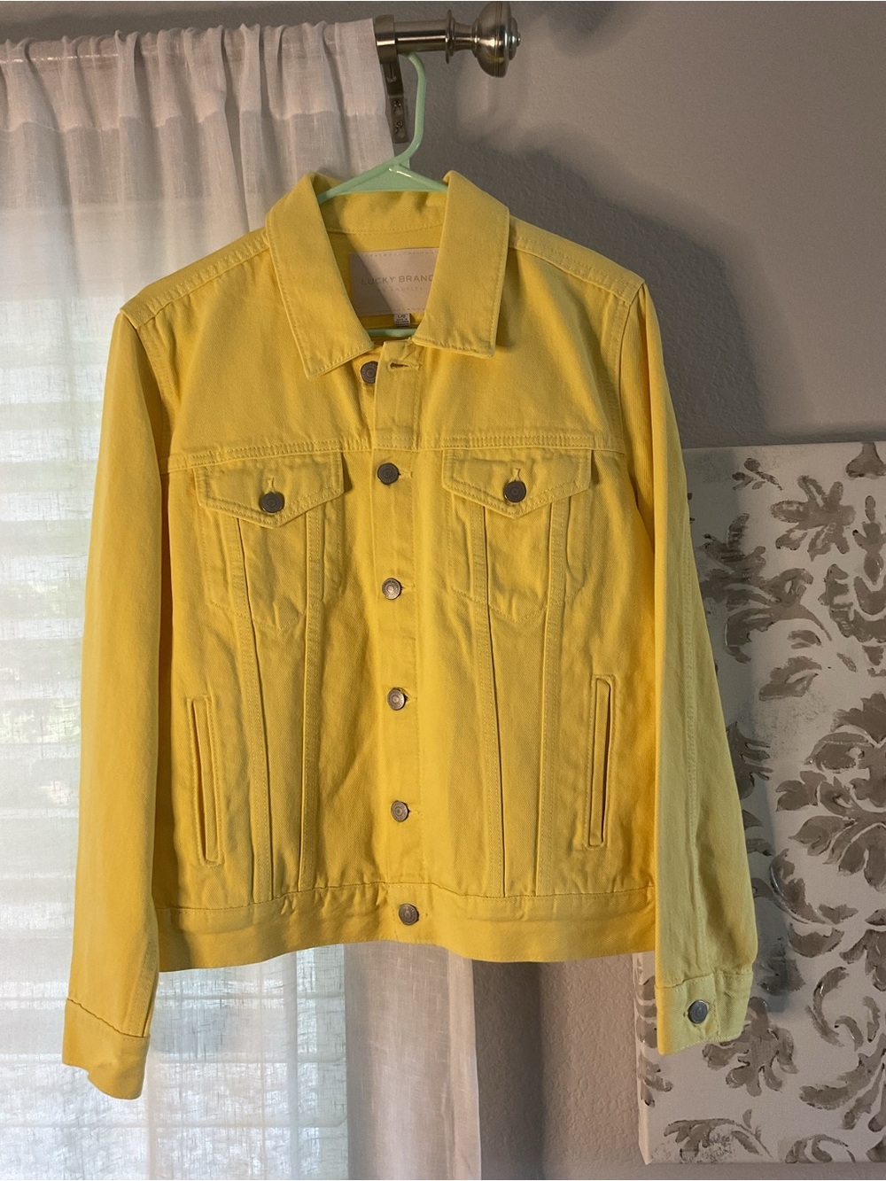 Lucky Brand Yellow Denim Jacket - Women's Jean Coat
